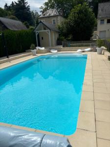 Maisons de vacances gite clair matin avec piscine : photos des chambres