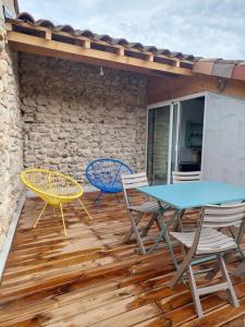 Appartements Gite La Roseiras en Ardeche du sud : photos des chambres
