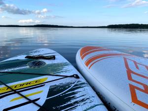 Saunamökki Kurjenrahkan kansallispuistossa