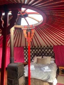 Escape to a cosy Yurt Retreat