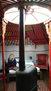 Escape to a cosy Yurt Retreat