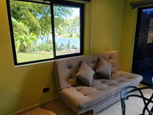 Cabaña con Jacuzzi frente al Lago