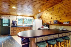 Heavenly Lake A-Frame with Modern Interior in Maine