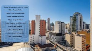 Apto Ensolarado de 1 quarto no Centro -CHA1003