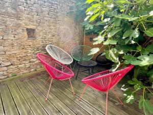 Maisons de vacances Petite vague - maison atypique avec terrasse : photos des chambres
