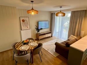 Nowy apartament Saska, z parkingiem