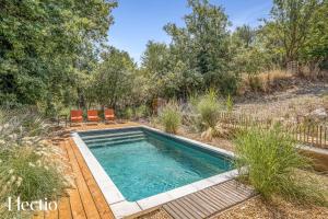 Maisons de vacances Cabane d’Ismou Pool & Wood Design : photos des chambres