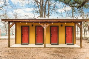 Tipis on the Guadalupe