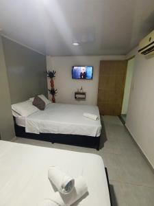 Cabaña aldea primaveral