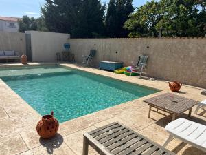 Villas Haut de villa avec piscine privee et exterieur : photos des chambres