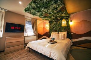 Appartements Desert rose jacuzzi situe a 5 min du centre ville de mulhouse stationnement privee sur demande : photos des chambres