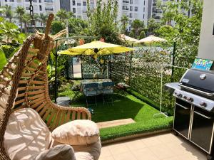 Logement 5 etoiles avec piscine et jardin privée à rabat hay riad