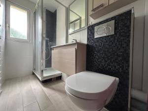 Balcon avec vue sur golf à Houlgate