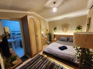 Private rooftop with jacuzzi and pyramids view