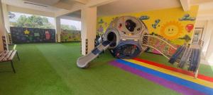 elegant celestial two bedroom apartment with amazing breathtaking city views heated swimming pool fully equipped gym ample parking space and children playing ground