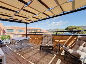 Appartements APPT T3 terrasse dans residence bord de mer avec piscine : photos des chambres