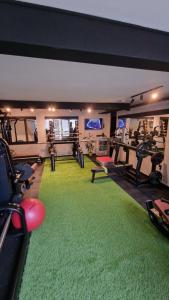 City apartment and gym