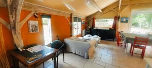 Ballade a la lune chalet 2 pers jardin