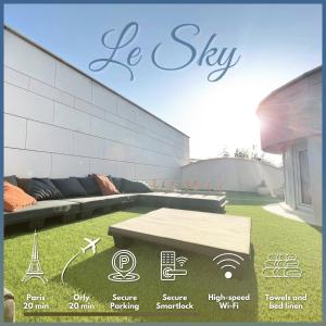 Appartements Le Sky - Penthouse de Standing Hyper-Centre Orsay Paris Saclay : photos des chambres