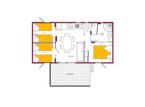 Chalet 35m2 3 chambres