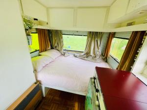 Cute little caravan for 2 in old orchard