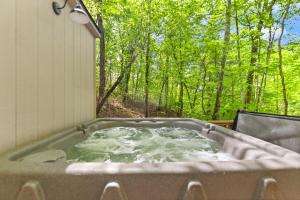 Premium Hilltop Couples Cabin w Hot Tub RRG Views