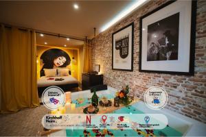 Appartements Jazzy jacuzzi privee parking free centre a 5minutes stationnement privee possible sur demande : photos des chambres