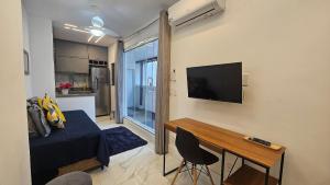 Loft Estiloso com Varanda | Copacabana