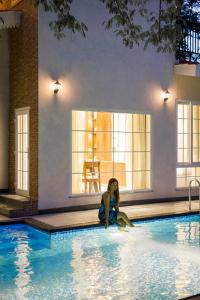 Varsha Greens 4-BHK Retreat with Pvt Pool, Lush Garden & Outdoor Patios