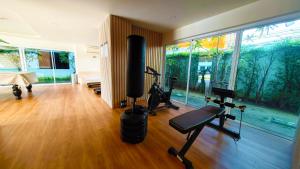 Studio apartment with swimming pool and sauna near beach