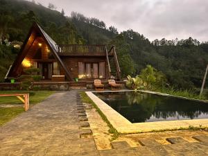 Batur Cliff Panorama