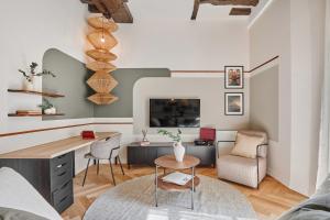 Appartements Fluma - 2 chambres et terrasse a Halles : photos des chambres