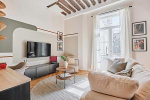Appartements Fluma - 2 chambres et terrasse a Halles : photos des chambres