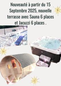 Villas Villa 170m2 avec piscine , sauna , jacuzzi , terrain de petanque : photos des chambres