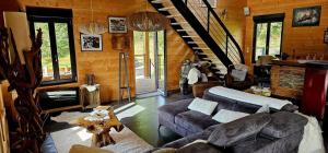 Chalet Bois le Havre du sotrè Gérardmer Sauna panoramique jacuzzi 14 personnes et 1 bébé