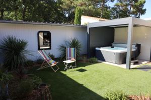 Maisons de vacances Logement en lisiere de foret : photos des chambres