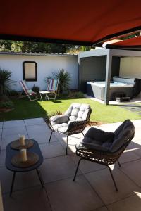 Maisons de vacances Logement en lisiere de foret : photos des chambres