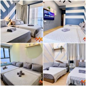 Full Sea View Country Garden Danga Bay 6-13pax Smart TV 70inch-Netflix