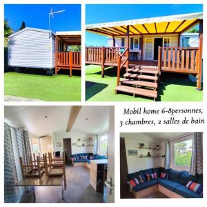 Maisons de vacances Mobil-home 6 a 8 personnes tous confort : photos des chambres