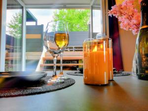 Love room avec Spa privatif "la Courtisane" - Salon dhiver sous dôme chauffé - love-room-alsace-67