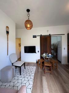 Casa de praia com ar condicionado.