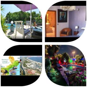 Maisons de vacances SUITE-Junior -Villa HELENE - Montpellier Sud - aeroport- PISCINE Privee-2mn des plages : photos des chambres