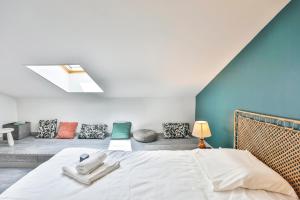 Maisons de vacances La tranquilite bleue - Maison avec Parking cloture : photos des chambres