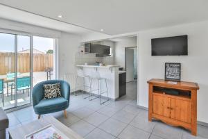 Maisons de vacances La tranquilite bleue - Maison avec Parking cloture : photos des chambres