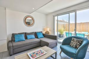 Maisons de vacances La tranquilite bleue - Maison avec Parking cloture : photos des chambres