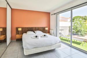 Maisons de vacances La tranquilite bleue - Maison avec Parking cloture : photos des chambres