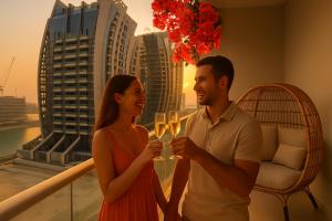 Keyrock Living - 1BR at Reva Residence with Lake View - 4-star hotels in Dubai