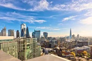 Luxury City View AirCon Balcony Rooftop Panoramic London Heated Floor - 1000MB Wi-fi, minutes from Sky Garden