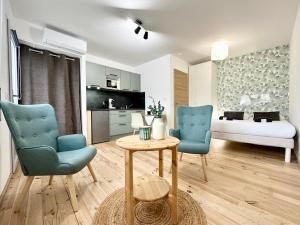 Appartements La Scene de Moliere - Neuf - Clim - Central - Fibre : photos des chambres