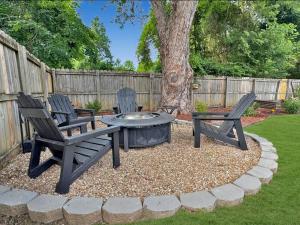 Relaxing Backyard with Fire Pit and Near Parks